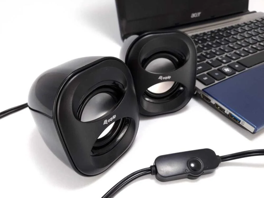 Colunas Life Mini 2.0 Usb 6w Preto - Equip