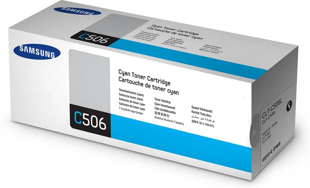 Samsung Toner Clt-C506l F?r Clp-680nd/Clx-6260 Cyan (Clt-C506l/Els) High Capacity (Su038a)
