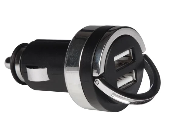 Carregador Dual Usb para Autom&oacute;vel (5 V - 4.2 A) .