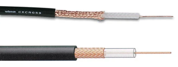 Cable Coaxial Rg-59 B/U Mil Negro