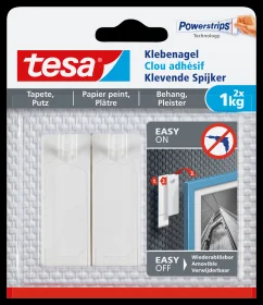 1x2 Tesa Clavo Adhesivo 1,0 Kg para Papel Pintado