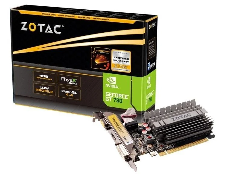 Placa Gr&aacute;fica Geforce Gt 730 4gb - Zotac