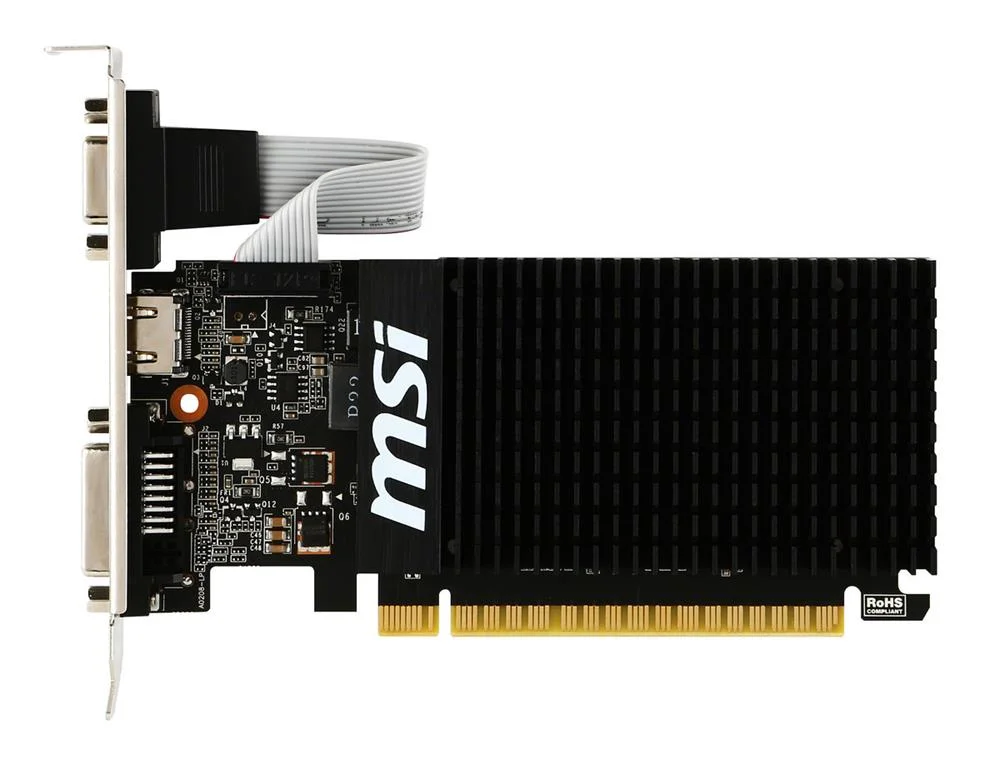 Placa Gr&aacute;fica Geforce Gt 710 2gb Ddr3 - Msi