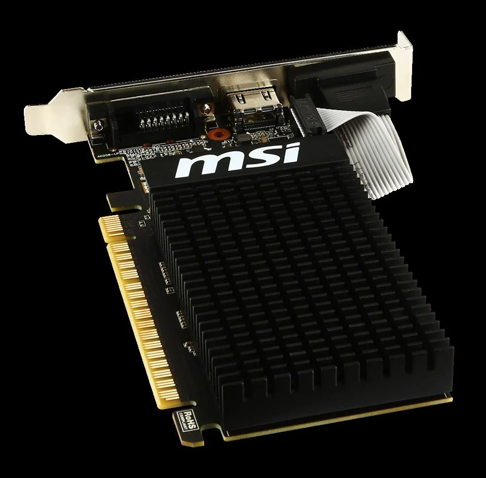 Placa Gr&aacute;fica Geforce Gt 710 2gb Ddr3 - Msi
