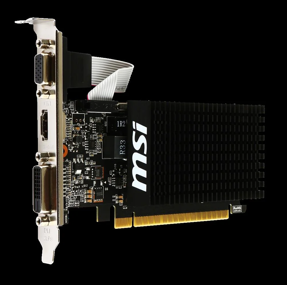 Placa Gr&aacute;fica Geforce Gt 710 2gb Ddr3 - Msi