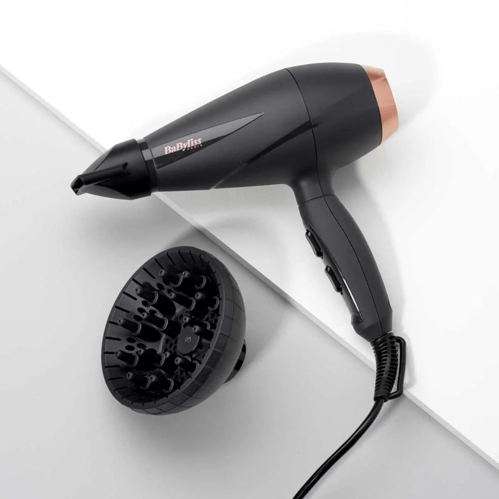 Babyliss 6709de Hair Dryer Black  Pink Gold 2100 W