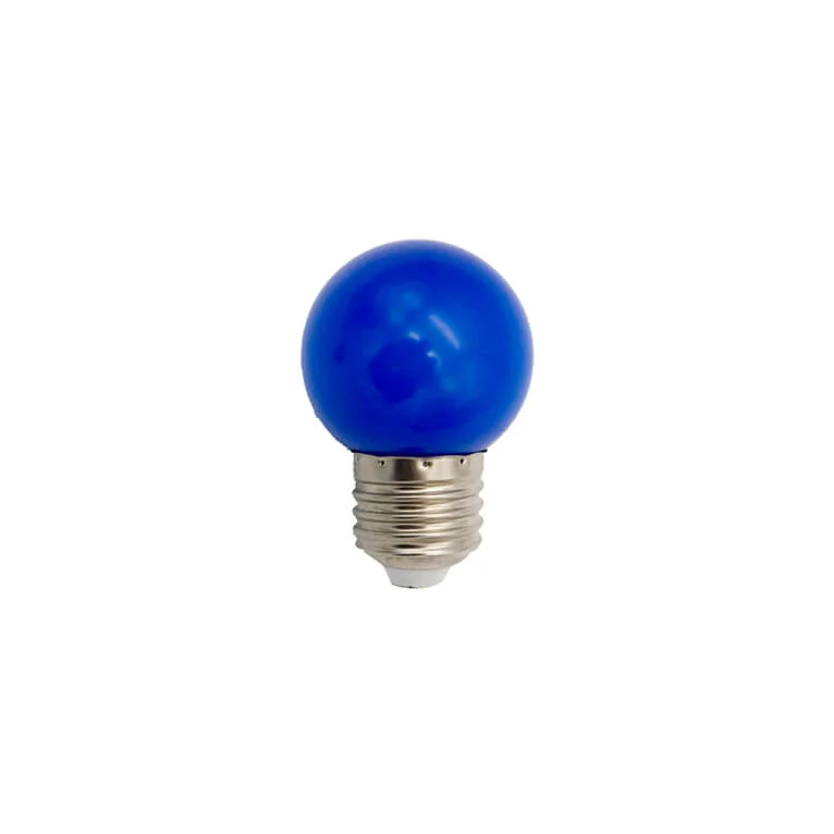 L&acirc;mpada Led G45 E27 1w Azul 50lm