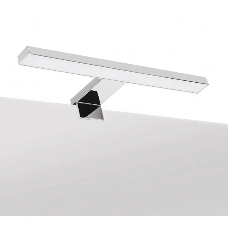 Aplique LED P/ Espelho 12w 4000k (Fixa&ccedil;&atilde;o Na Base Ou Encaixe No Espelho)