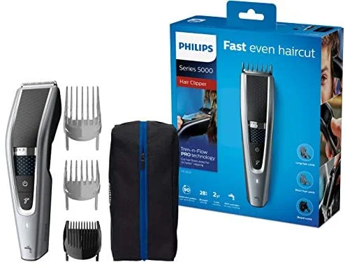 Philips 5000 Series Hc5630/15 Hair Trimmers/Clipper Black  Silver