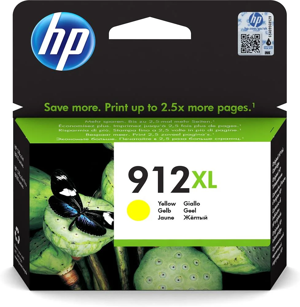 Cartucho Tinta 912xl Amarillo 3yl83ae Hp