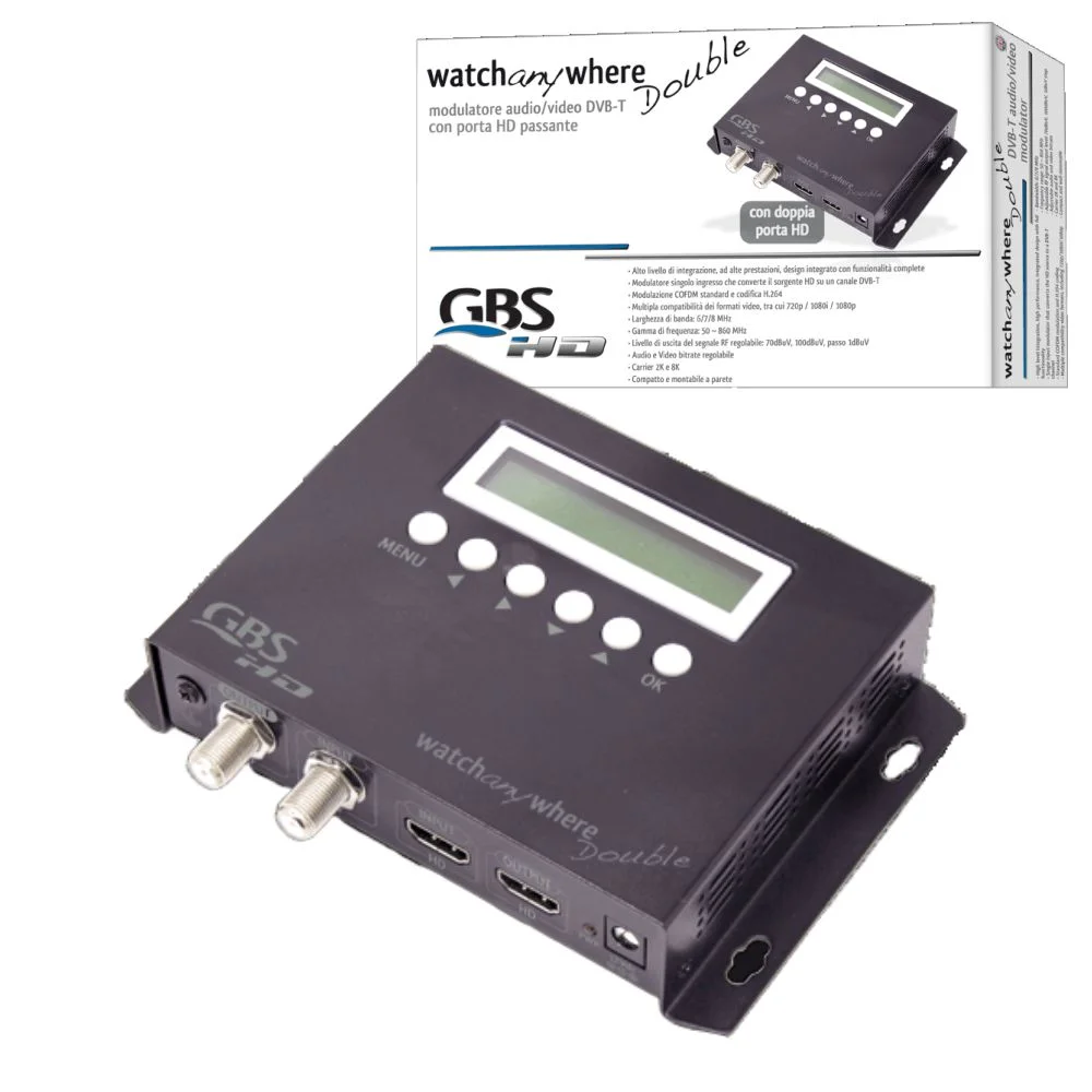 Modulador Audio/video Dvb-t Com Entrada Full Hd