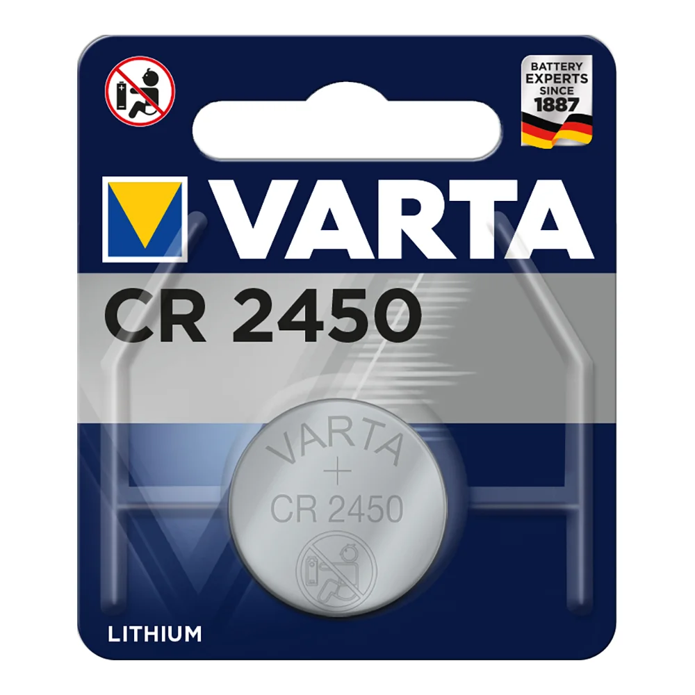 Pilha de Bot&atilde;o de L&iacute;tio Varta 06450 101 401 3 V Cr