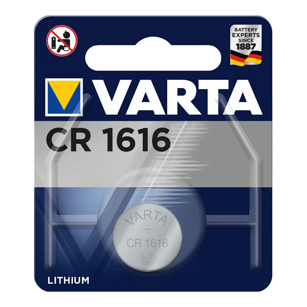 Pila de Bot&oacute;n de Litio Varta Cr1616 Cr1616 3 V 55.