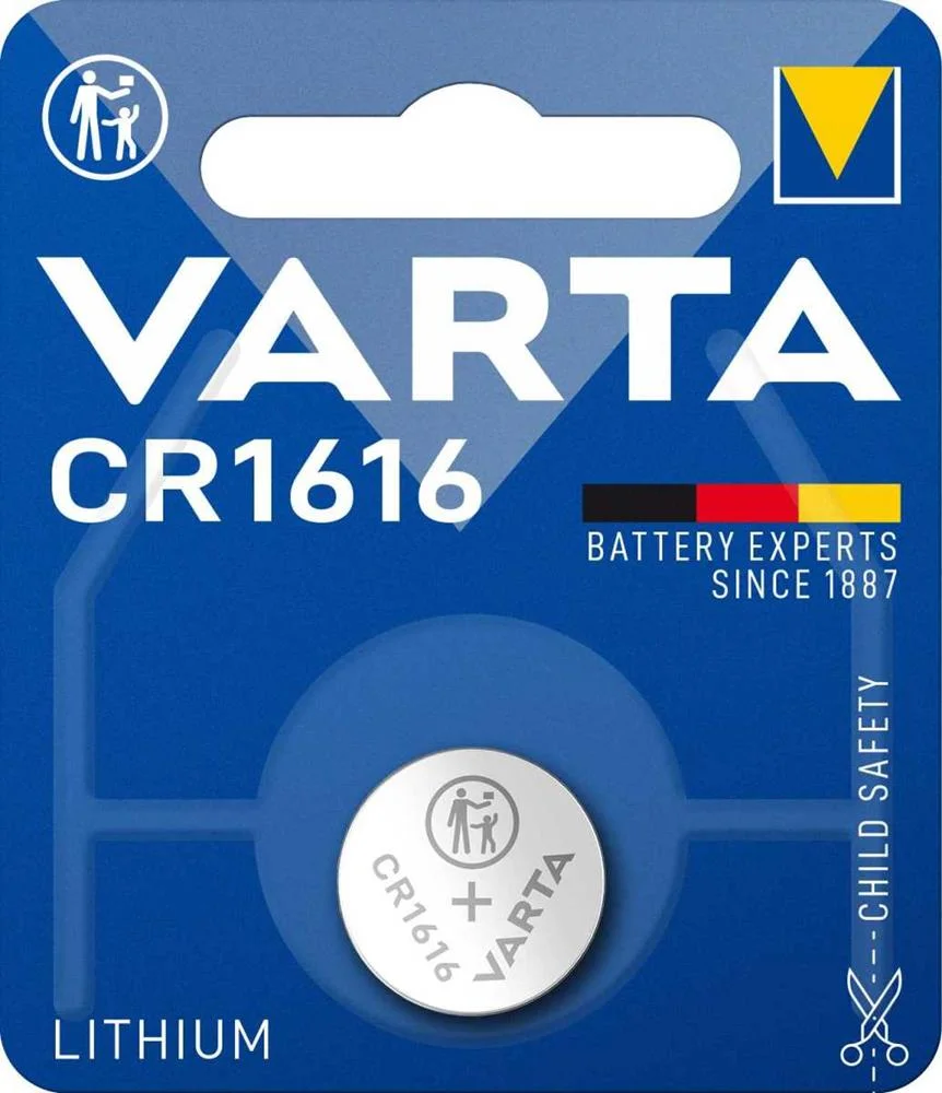 Pila de Bot&oacute;n de Litio Varta Cr1616 Cr1616 3 V 55.