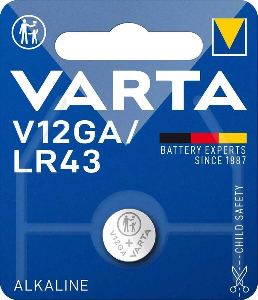 Varta Batterie Electronics V12ga  Lr43                  1st.