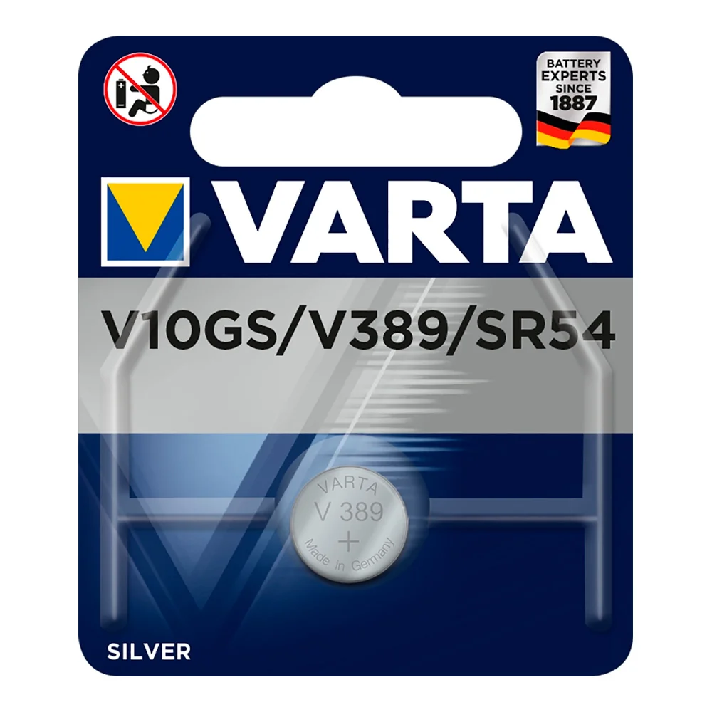 Micro Pilha Bot&atilde;o Varta 1.55v V389