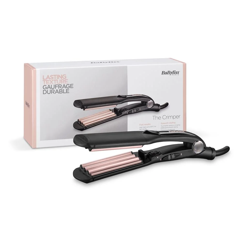 Babyliss The Crimper Texturizing Iron Warm Black  Pink 70.9  (1.8 M)