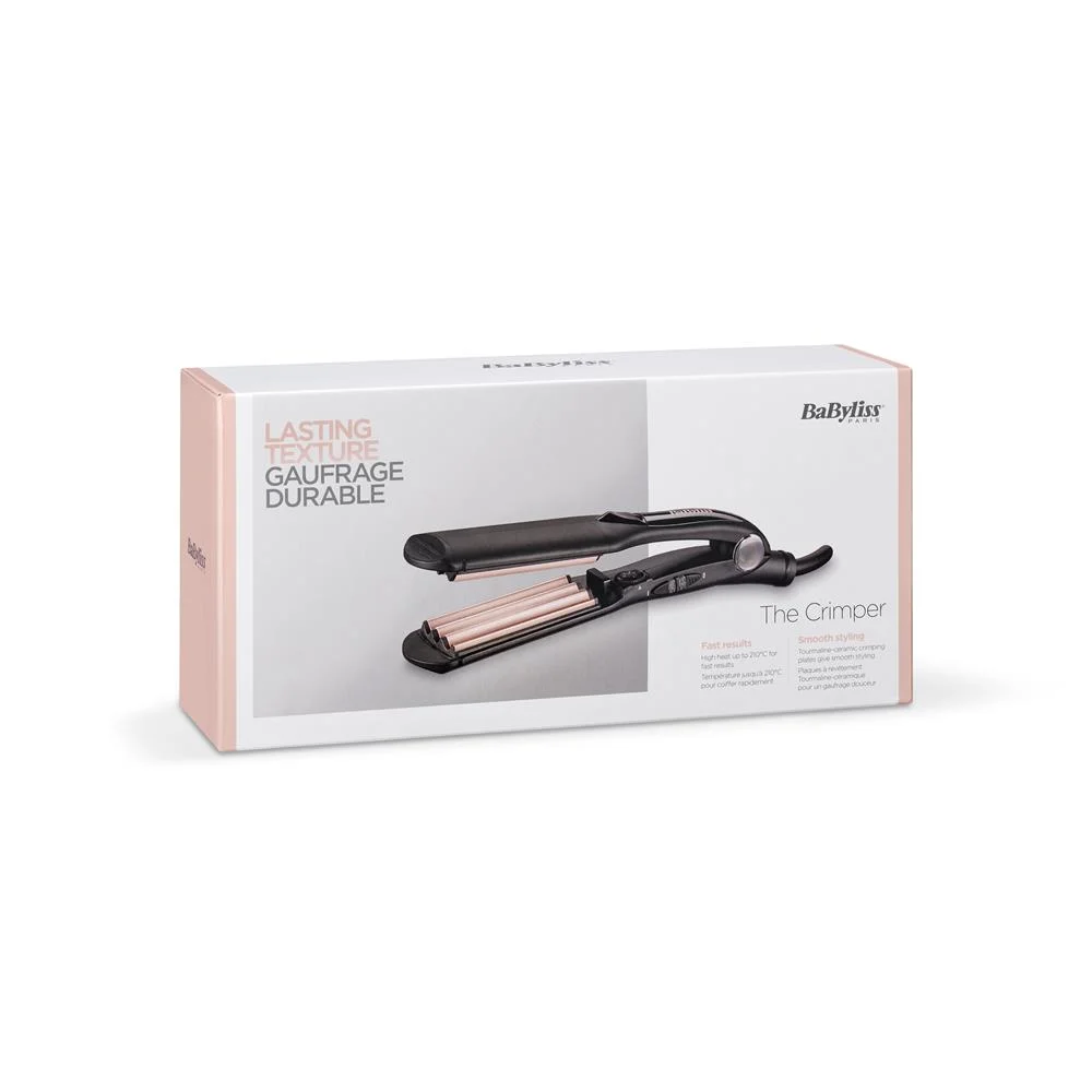 Babyliss The Crimper Texturizing Iron Warm Black  Pink 70.9  (1.8 M)