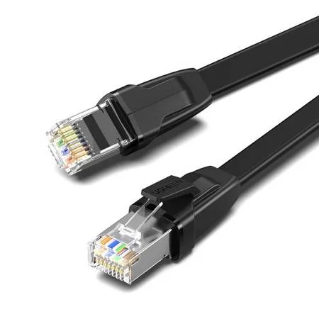 Cabo de Rede Flat Cat 8 U/Ftp Rj45  Cobre Puro 2m