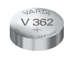 Micro Pilha de Bot&atilde;o Varta Silver Sr58 - V362 1,55v (Bl&iacute;ster 1 Unid.) &Oslash;7,9x2,1mm