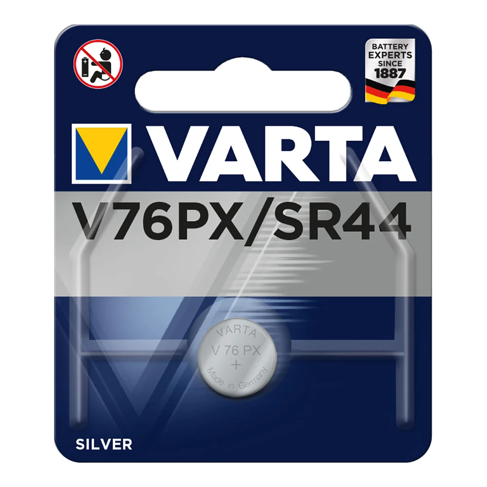 Pilhas Varta V76 Px1.55v Bl&iacute;ster 1un