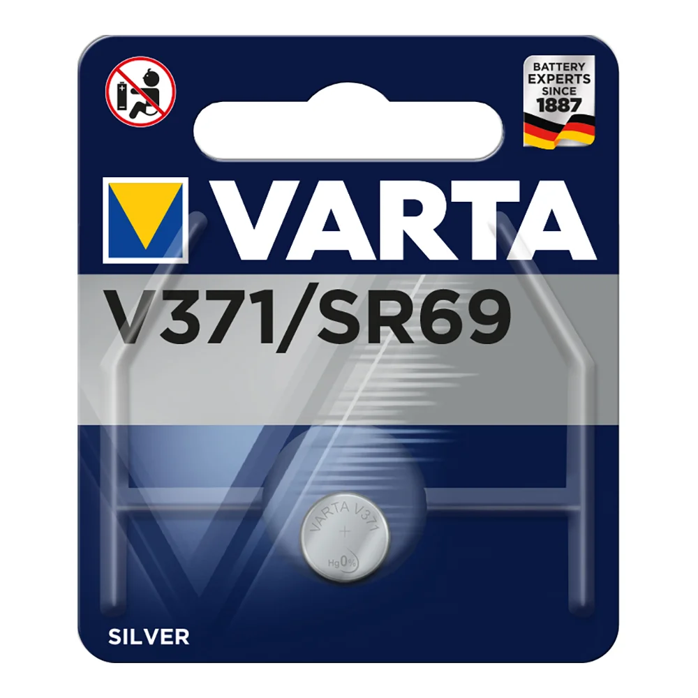 Varta Batterie Uhrenzelle V371 1.55v  30.0mah Retail    1st.