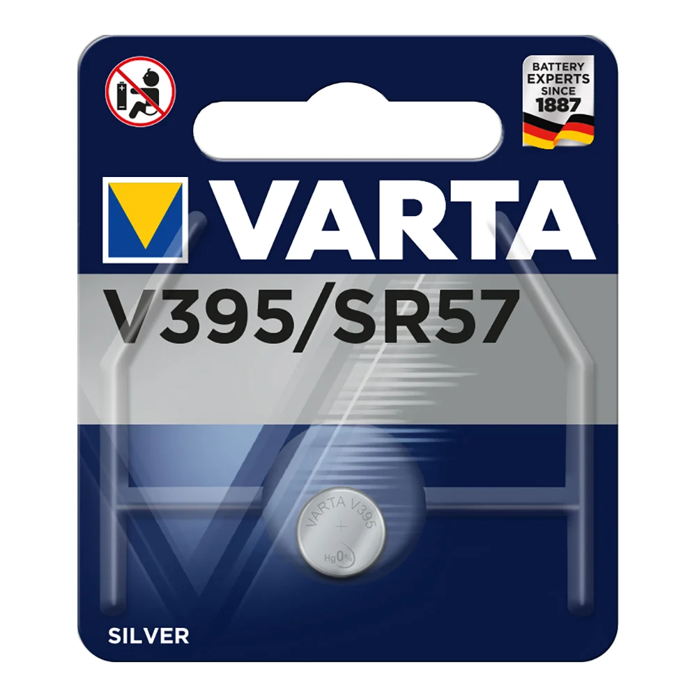 Varta Batterie Uhrenzelle V395 1.55v  38.0mah Retail    1st.