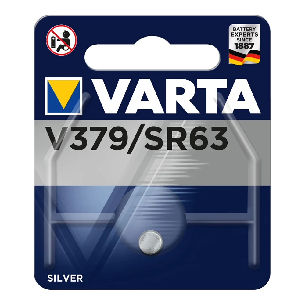 Varta Batterie Uhrenzelle V379 1.55v  15.0mah Retail    1st.