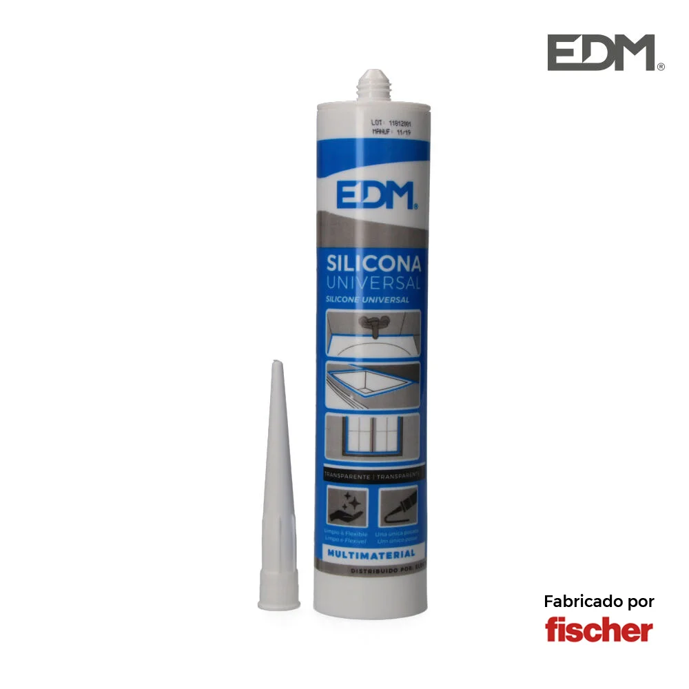 Silicone Universal Transl&uacute;cida Edm 280ml