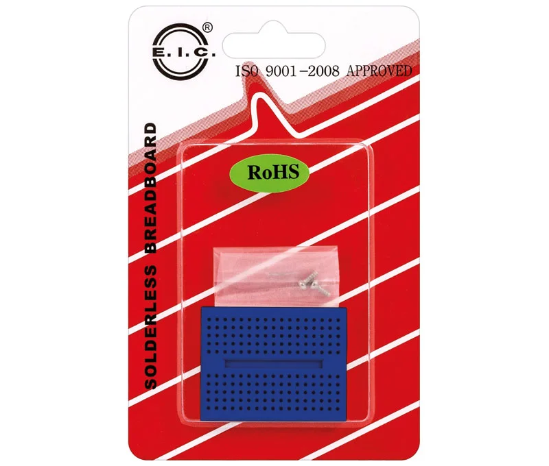 Placa Breadboard 170 Contatos 46x36mm Azul