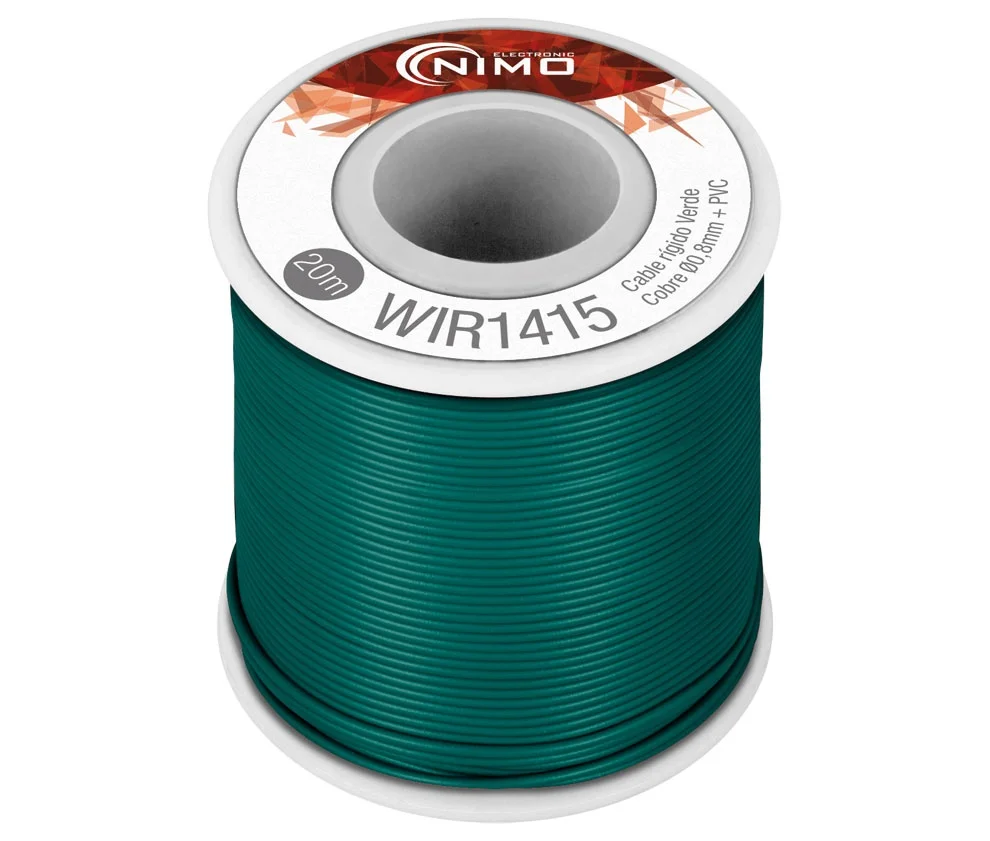Bobine Fio Rigido Cobre 0,8mm P/ Montagens 20m