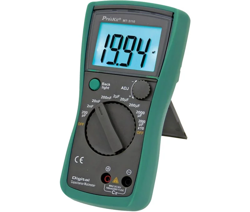 Capac&iacute;metro 3 1/2 Dig. de 200pf Hasta 20000uf