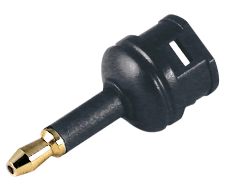 Adaptador Toslink F&ecirc;mea para Jack &Oacute;ptico de 3,5 Mm