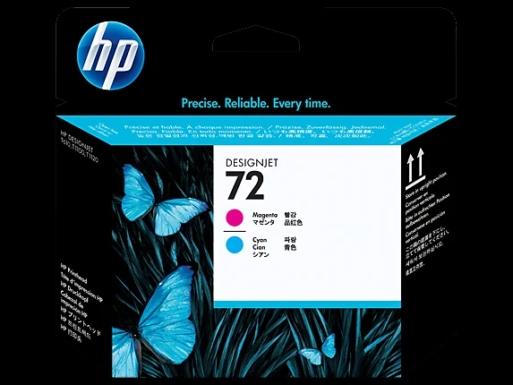 Cabe&ccedil;a de Substitui&ccedil;&atilde;o Hp 72 Ciano Magenta 