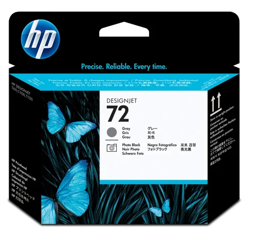 Cartucho de Tinta Negro Fotogr&aacute;fico Y Gris 72 Hp