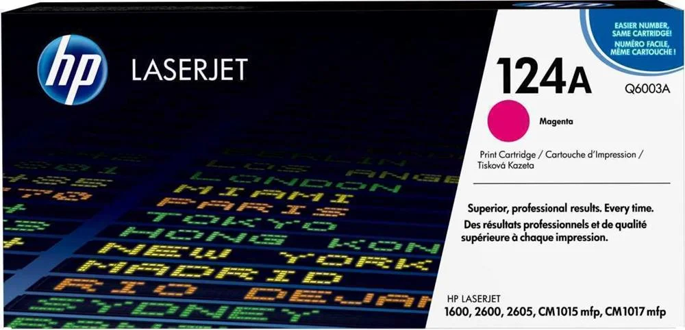 T&oacute;ner Hp 124a Magenta