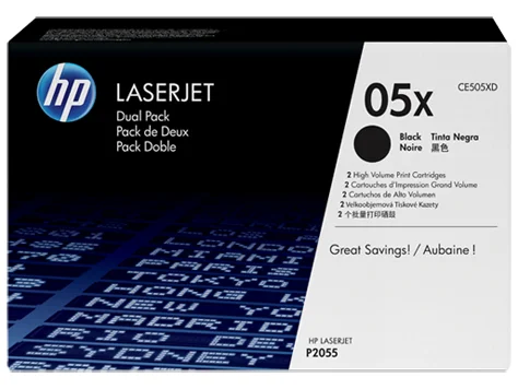 T&oacute;ner Hp Ce505xd Preto 
