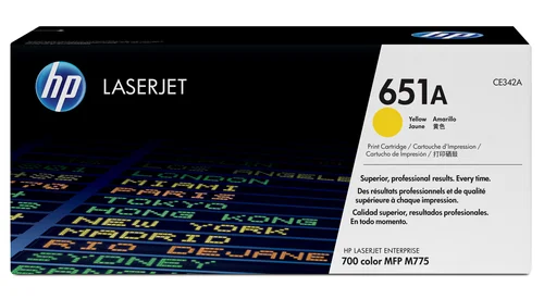 Toner Amarillo 651a Hp