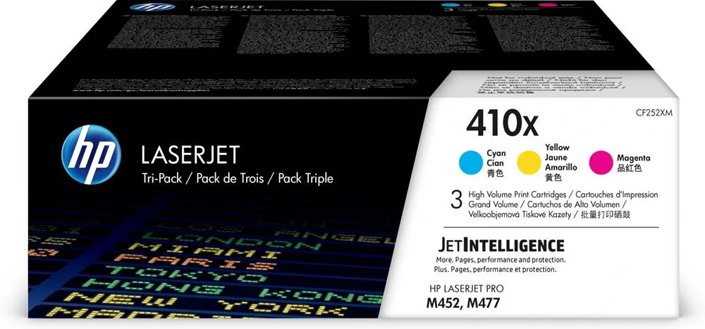 Hp Toner Cart. Cf252xm F?r Lj Pro M452dn/M452nw/M377dw/ M477fdn/M477fdw/M477fnw Rainbow Pack (C/M/Y)