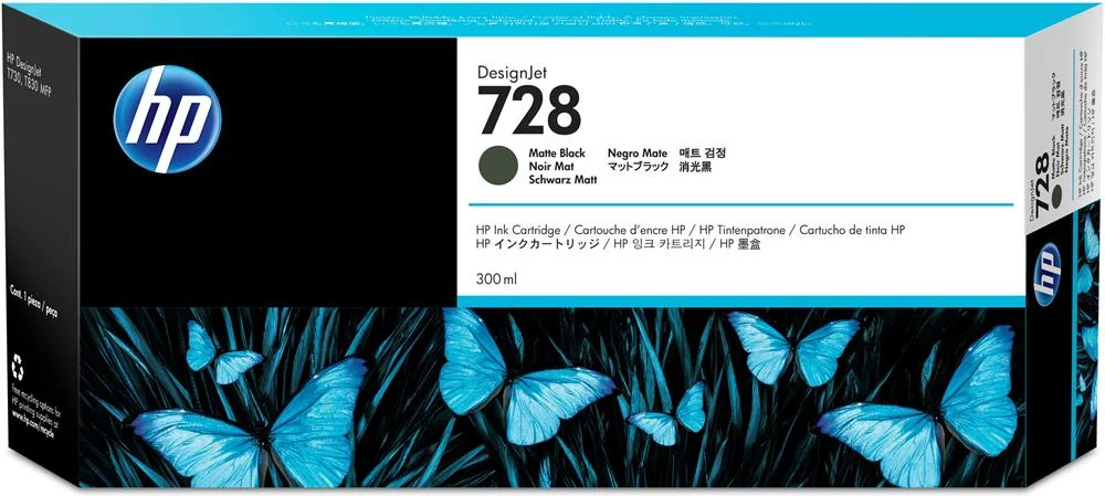 Cartucho de Tinta Original Hp 728 Negro