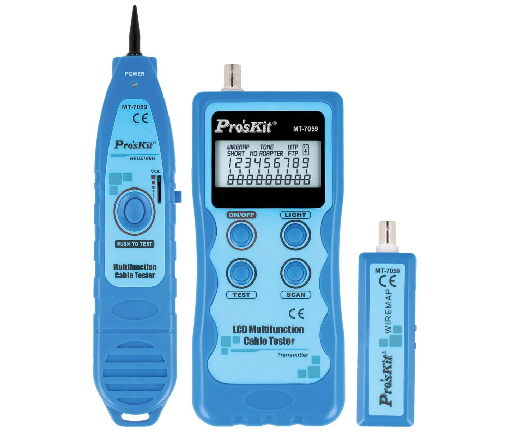 Tester de Redes Y Localizador de Cables Por Tono