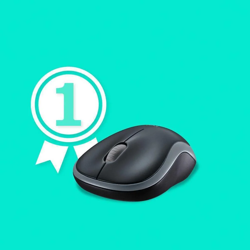 Logitech Wireless Mouse M185 -Swift Grey- Ewr2 (910-002238)