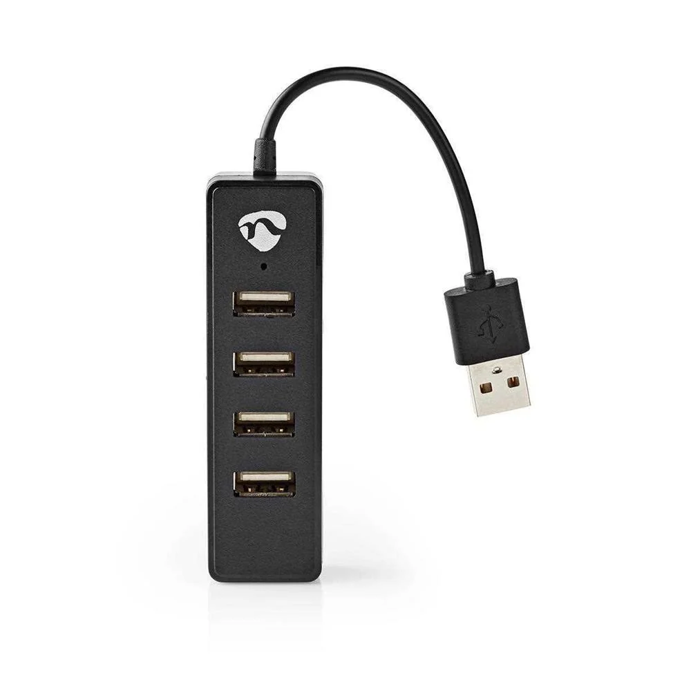 Hub Usb  4 Portas  Usb 2.0 Preto