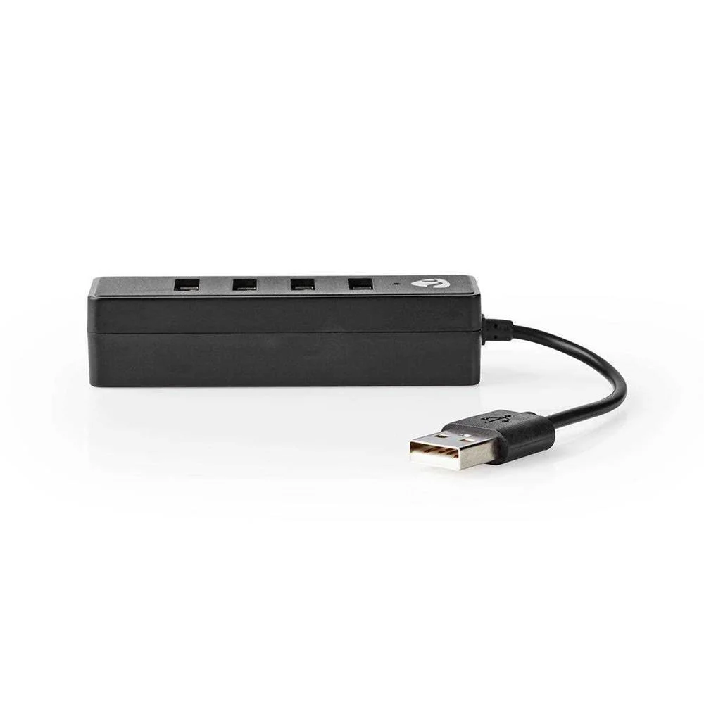 Hub Usb  4 Portas  Usb 2.0 Preto