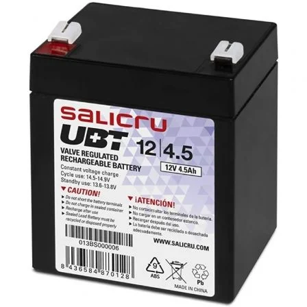 Bateria Recarregavel Agm Salicru Ubt 12v 4.5ah