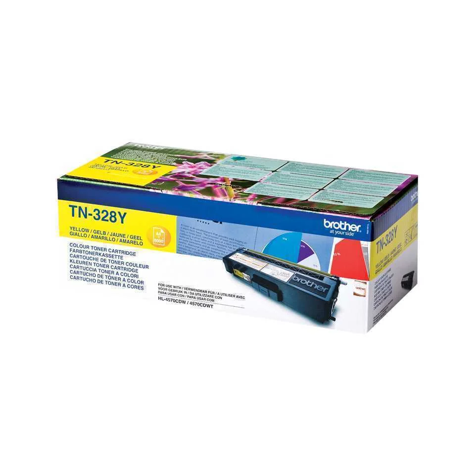 Tinteiro de Tinta Original Brother TN328Y