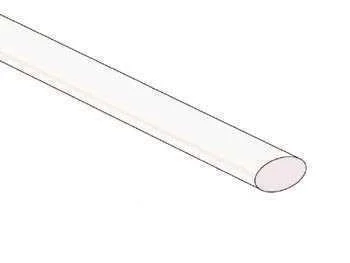 Shrinkable Tube 6.4mm - Clear - 50 Pcs