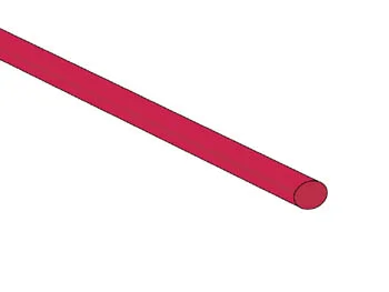 Tubo Termoencogible 3.2mm - Rojo - 50 Uds