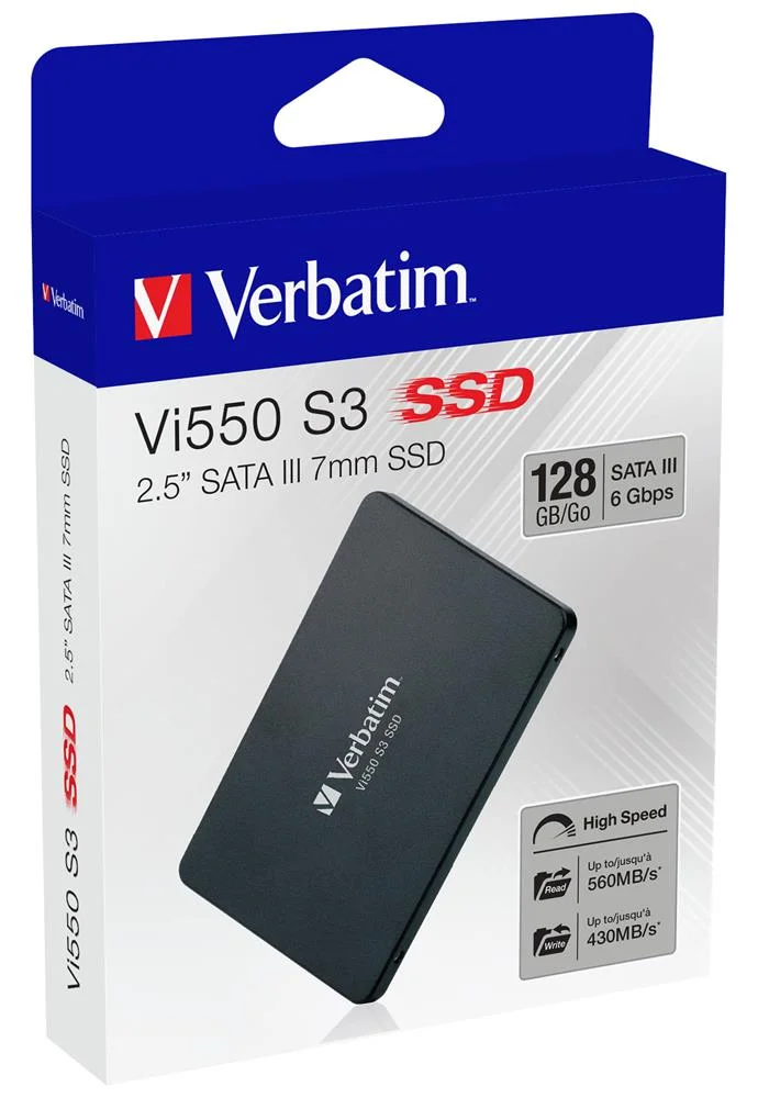 Verbatim SSD Vi550 - 128 Gb - 2.5" - Sata 6 Gb/S