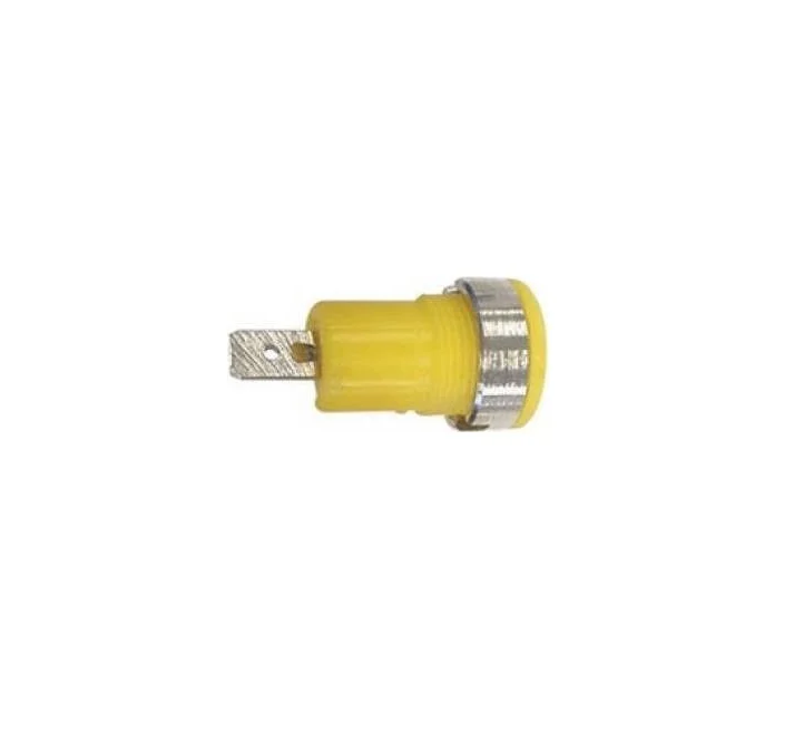 Iec1010 Binding Post, Faston - Yellow